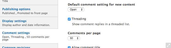 enable comments